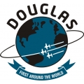 Douglas Aircraft Decal/Sticker 9 1/4''diameter!
